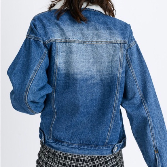 ⭐️ SHERPA COLLAR DEMIN JACKETS - Picture 4 of 8